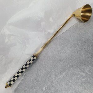 MacKenzie‑Childs Check Candle Snuffer • NWT in Box